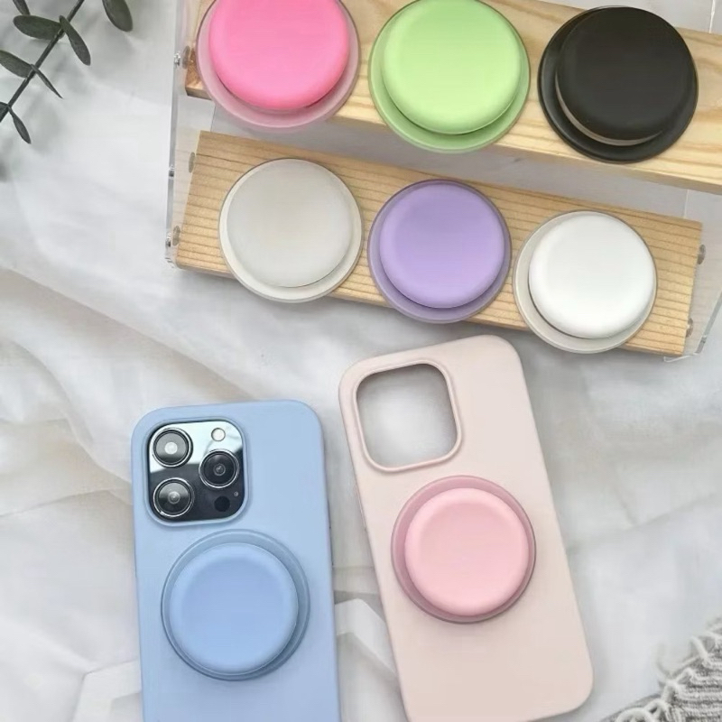 Suporte Pop Socket Magnético 43mm Compatível MagSafe Universal para Celular Grip Ajustável iPhone Android