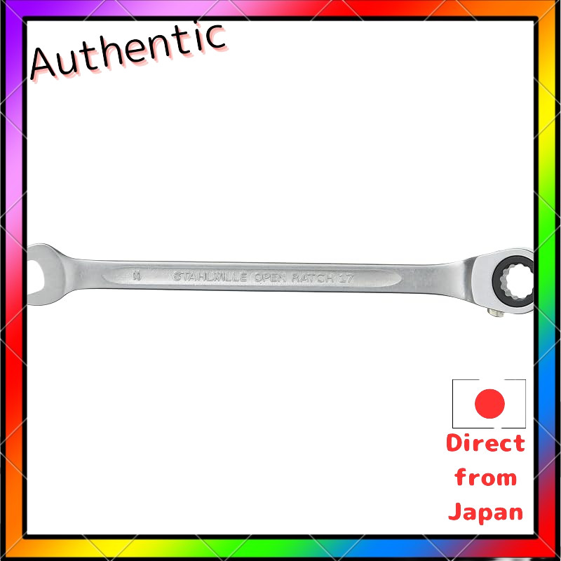 STAHLWILLE Stabiweiller Ratchet Combination Wrench Size 8mm Total Length 144mm 17-8