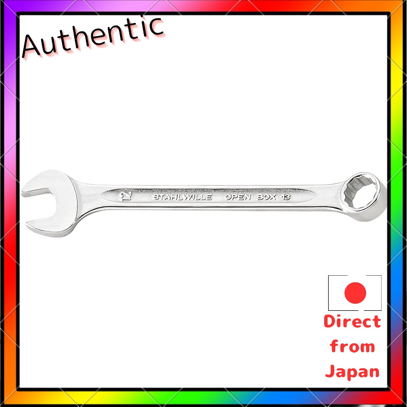 STAHLWILLE StabiRei Single Open-End and Box Spanner Combination Wrench Size 12mm Overall Length 140mm 13-12