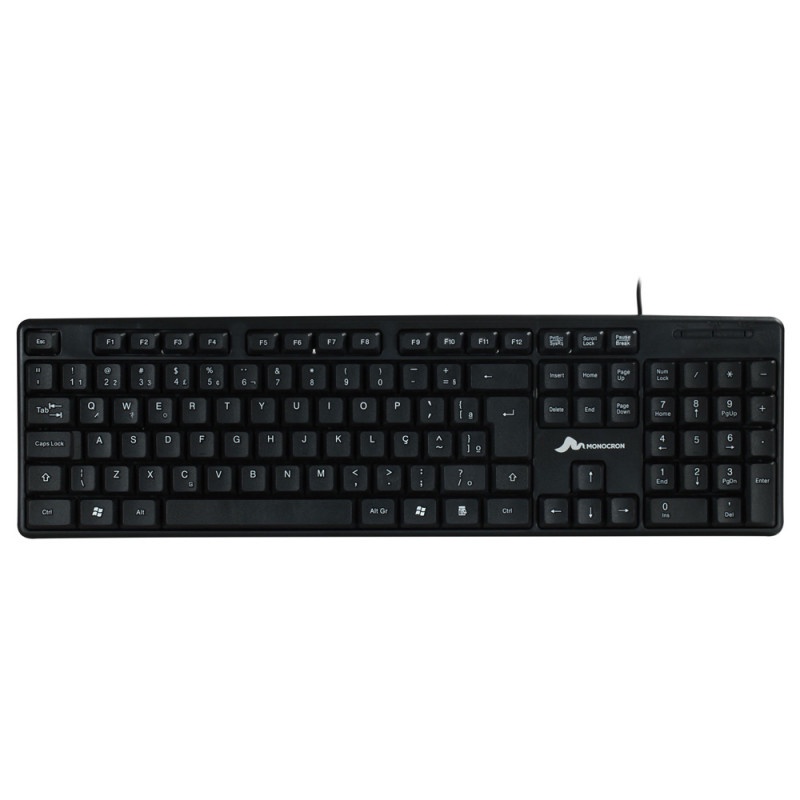 Teclado Com Fio MN8236 107 1,5M Monocron