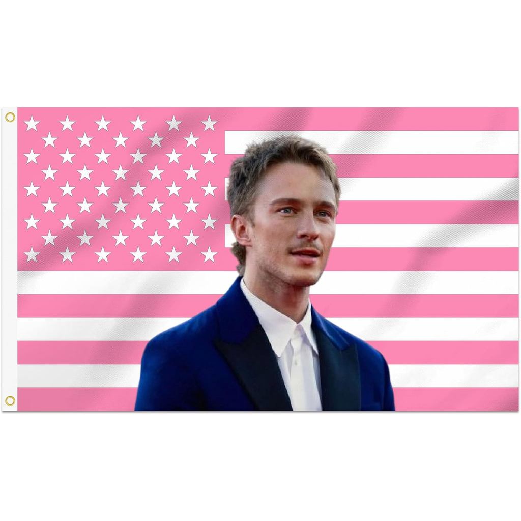 Drew Starkey Rafe Cameron 3x5 Foot Decorative Flag with 2 Brass Grommets for Outdoor Indoor, Double Stitched, Wall Hangi