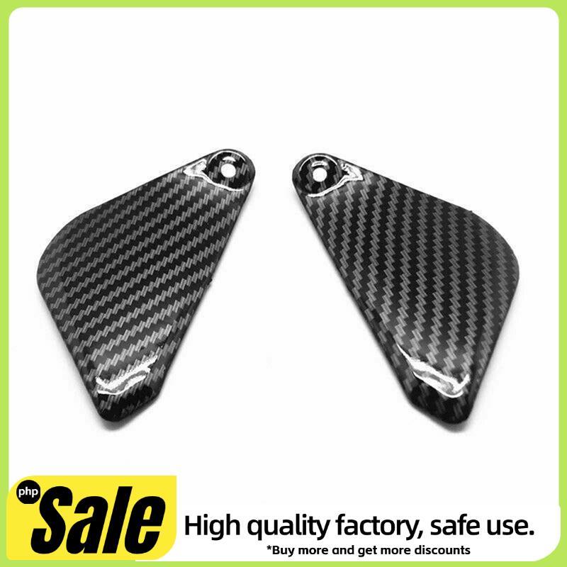 2 Pçs Frente Lado Farol Capa Carenagem Cowl Padrão De Fibra Carbono Plástico Acessórios Do Carro Para VFR 800 2002-2012