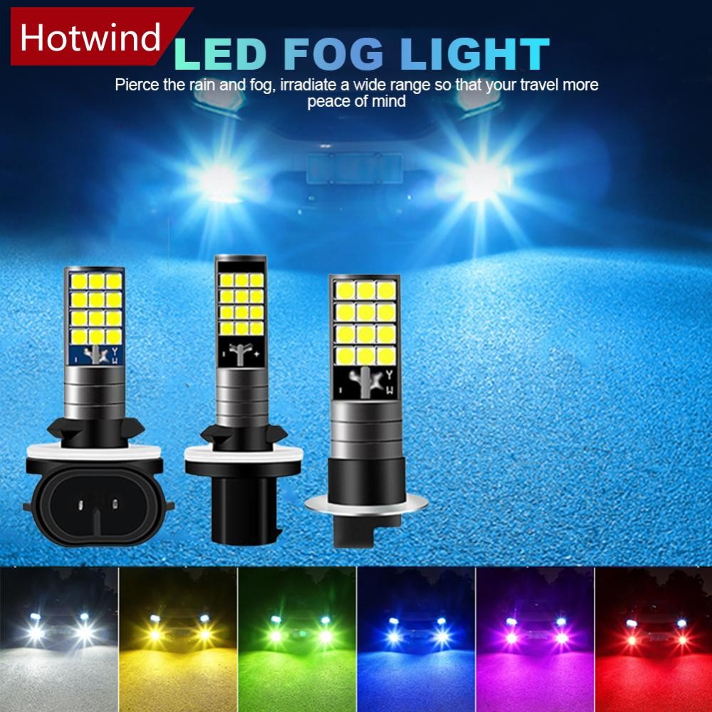HOTWIND 1Pc 800 881 H3 Farol Do Carro Automóvel Lâmpadas LED Com Chip 3030 Luz De Nevoeiro Feixe Alto DRL 12V 6500K Bran
