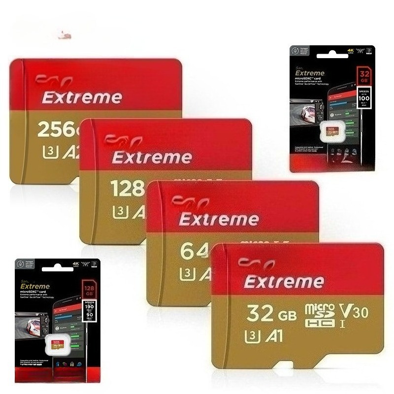 Cartão De Memória 1024GB 1TB 512GB Extremo 8GB 16GB 32GB 64GB 128GB 256GB Micro SD Class10 UHS-1 Flash Microsd TF /