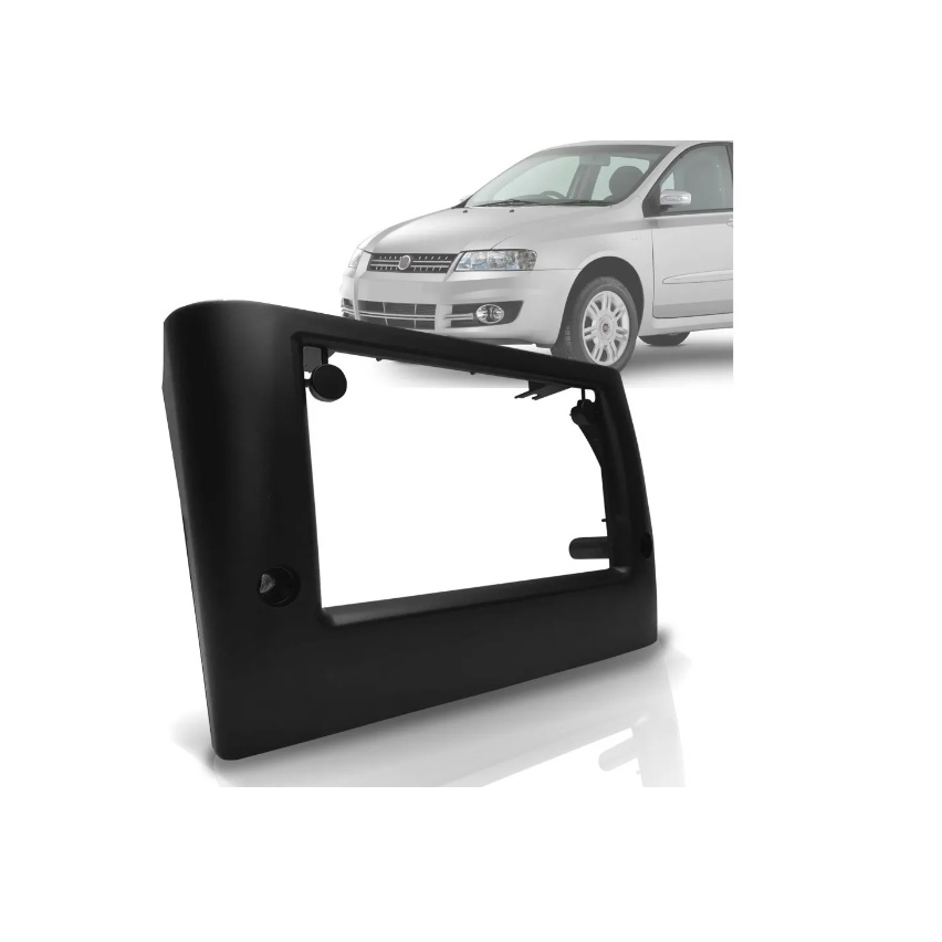 Moldura 2 Din 7 Polegadas Pra Painel De Fiat Stilo 2003/2012