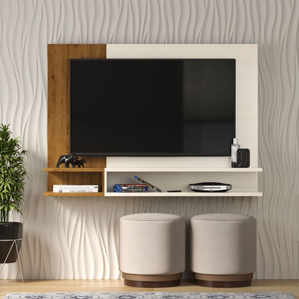 Suporte Painel Pra Tv 50 Polegadas Sala/Quarto Smart Plus MILÃO - Varias Cores