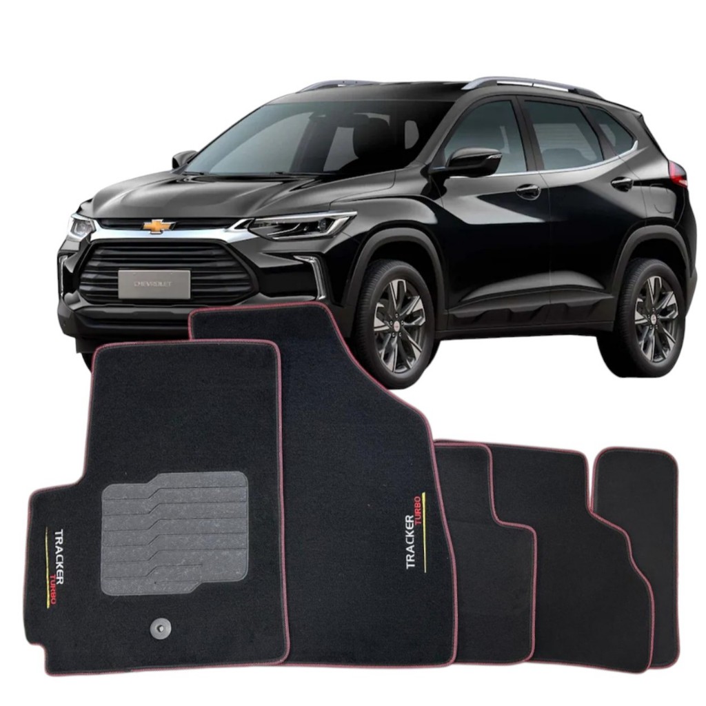 Tapete Adaptável Tracker Turbo Pcd Lt Ltz Mt Preto 2020 2021 2022/....
