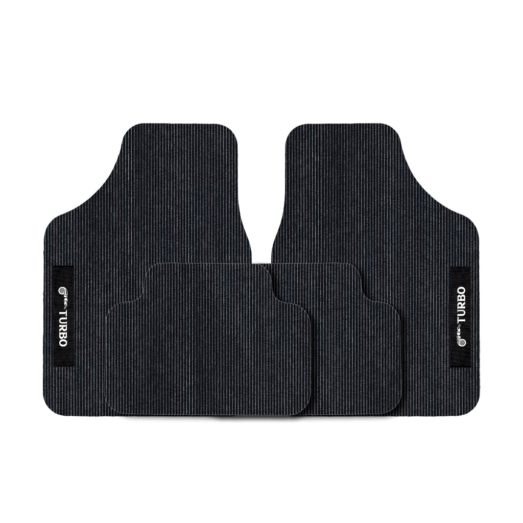 Tapete Pvc Detalhe em Carpete Para Carro Turbo Diversos Modelos