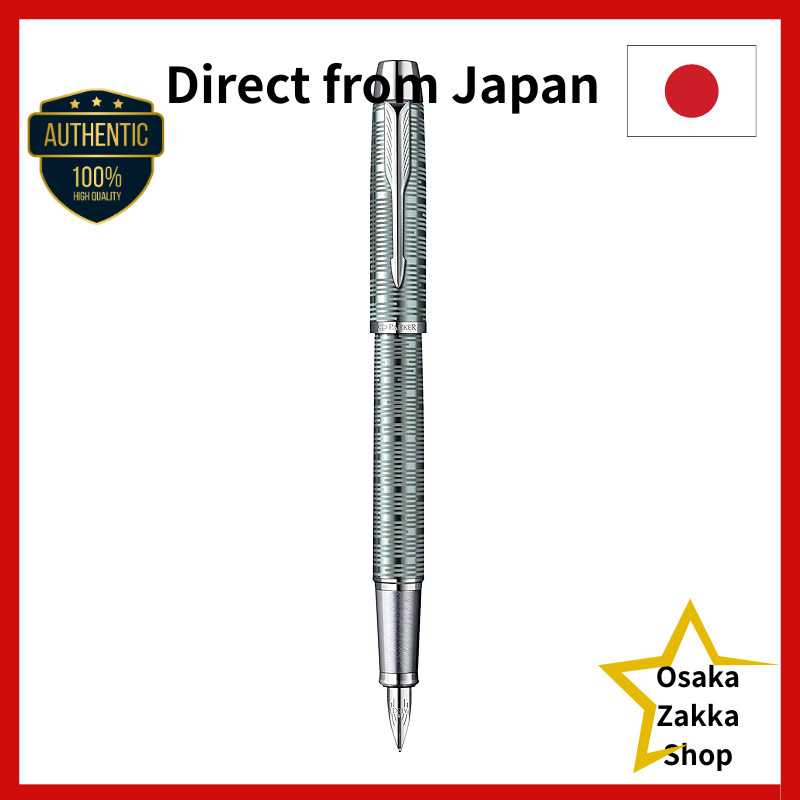 Caneta-Tinteiro PARKER IM Premium Emerald Pearl CT M Nib-Importação Autorizada