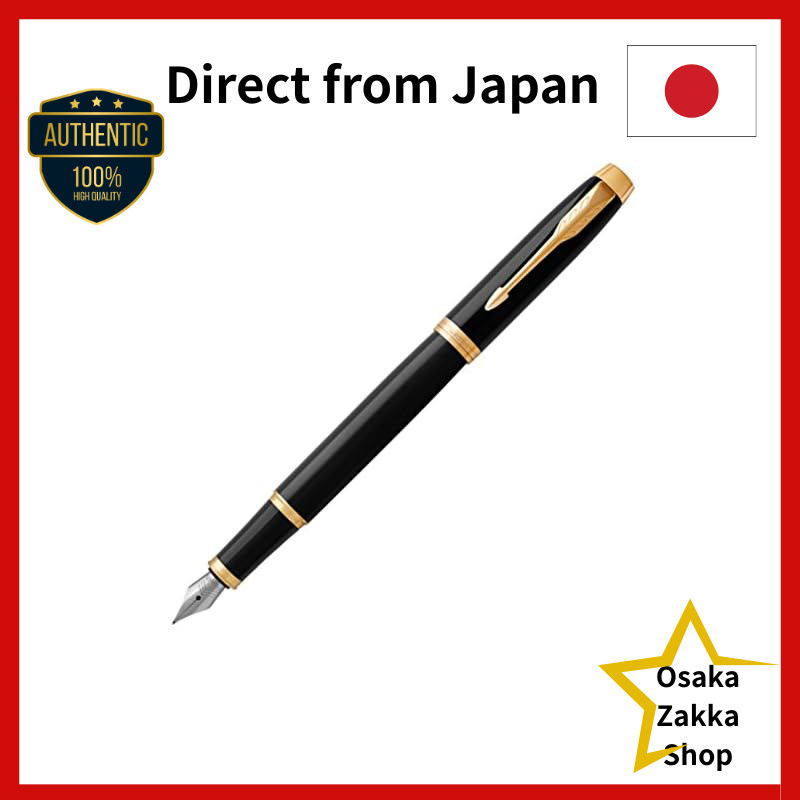 Caneta-Tinteiro PARKER F Fine IM Coreline Preto GT 1975594 Importação Oficial De Dupla Utilização Aproximadamente 153 Mm x 10 on-Line .