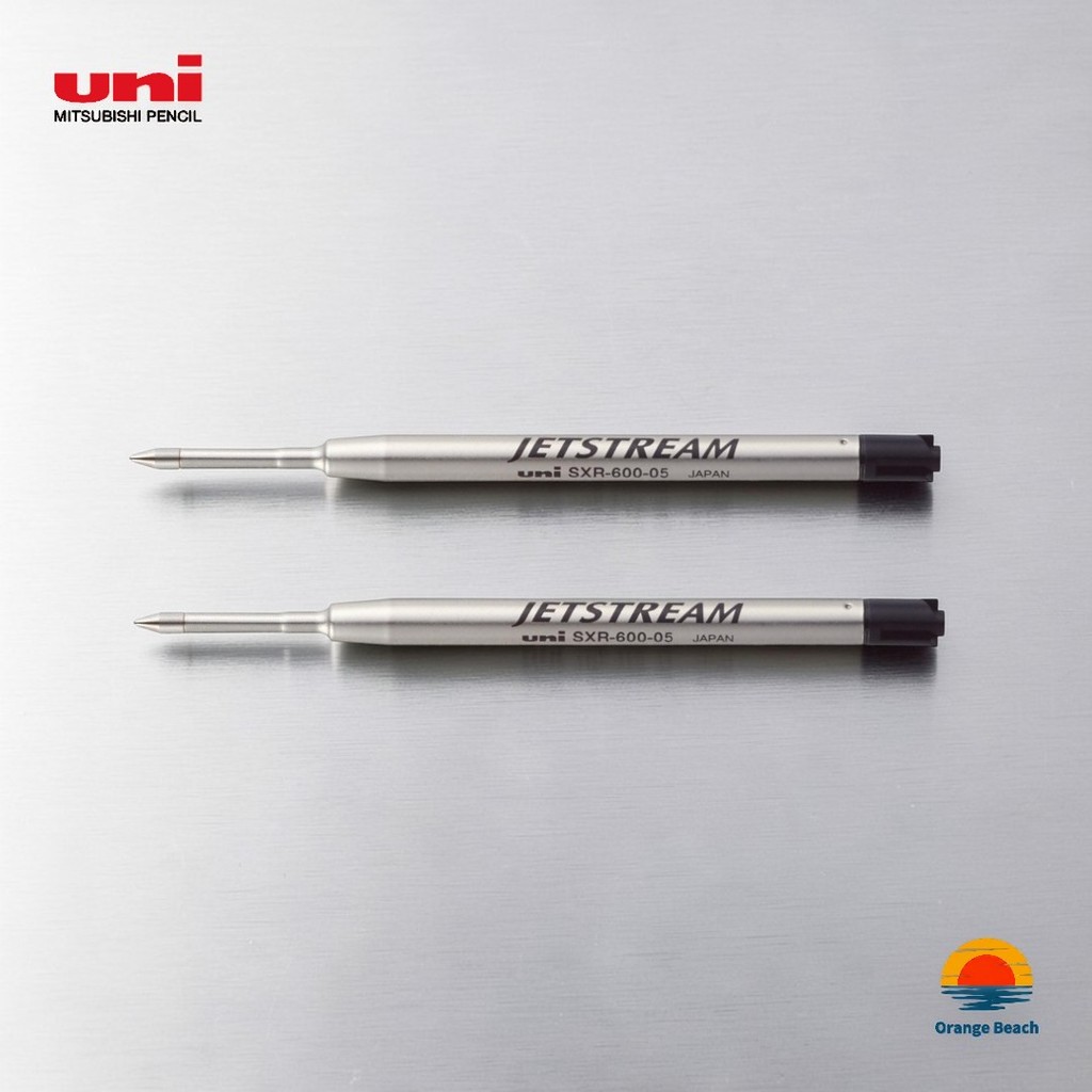 Uni Jetstream Prime Refill SXR-600/Kit 2 Unidades/Padrao G2 Parker/Escrita Suave/Made in Japan