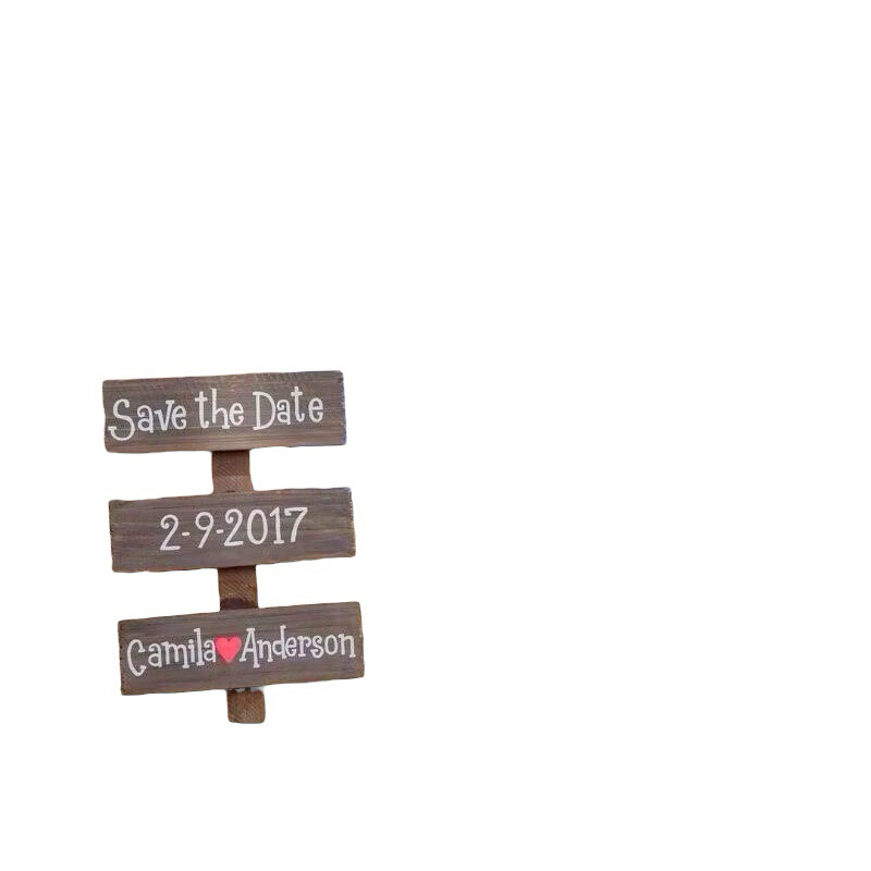 Kit 3 Placas Decorativas MDF 10x40 Personalizada Save The Date Pré Wedding