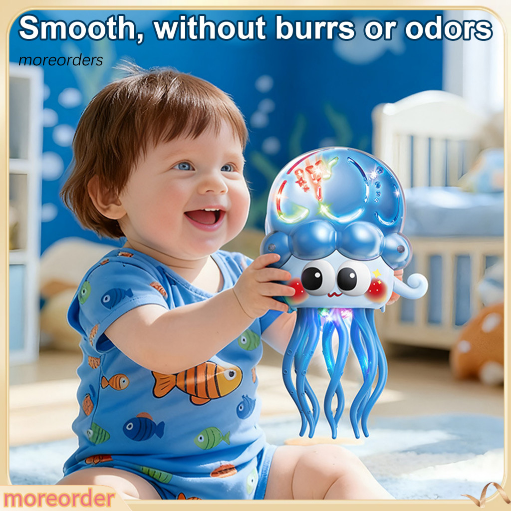 Electric Dancing Jellyfish Toy with Led Lights and Music – Obstacle Avoidance Octopus Sea for Toddlers Boys Girls Fun
