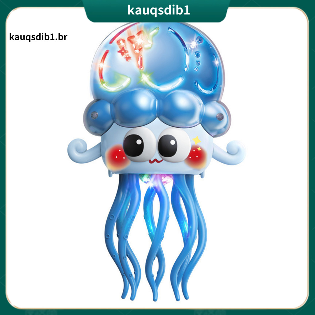 Electric Octopus Toy Kids Dancing Jellyfish with Led Lights and Music – Obstacle Avoidance Sea for Toddlers Boys Girls