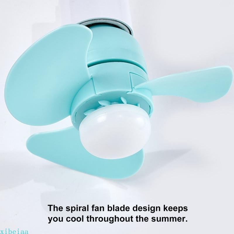 E27 Socket Ceiling Fan Light With Brushless Motor For Kitchen Bathroom Bedroom