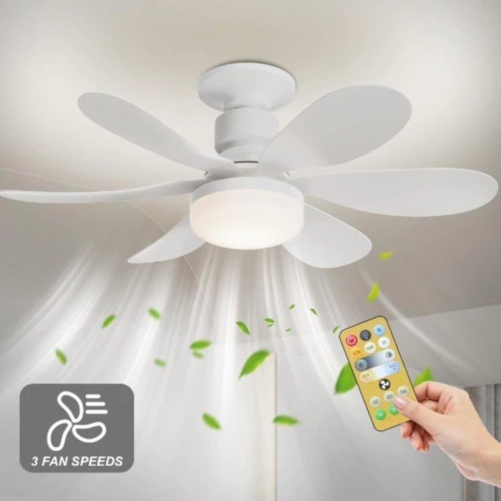 Wind Light Silent Ceiling Fan with Remote Control and Silent LED Light