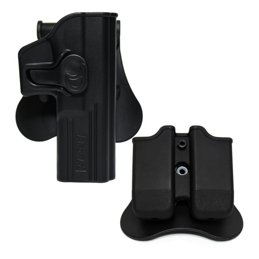 Kit Coldre Destro G17 + Porta Carregador Glock Amomax