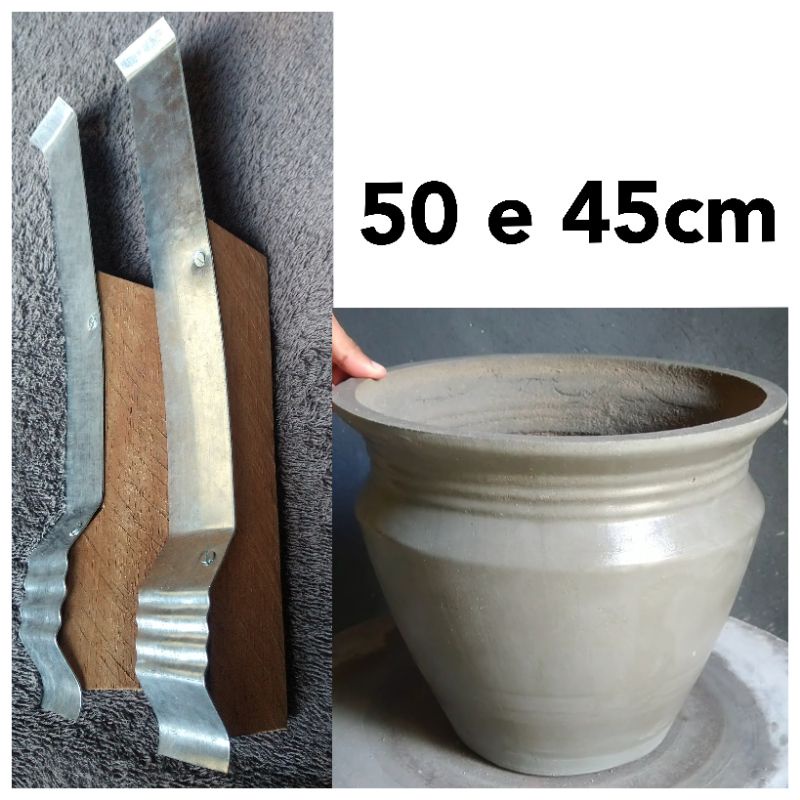 (Kit n48) 2 gabaritos de 50 e 45cm de altura. Para Destro
