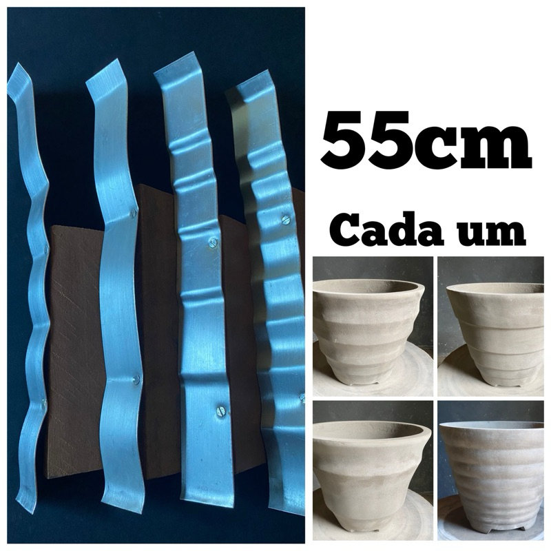 (Kit n m92) 4 gabaritos de 55cm, para destros