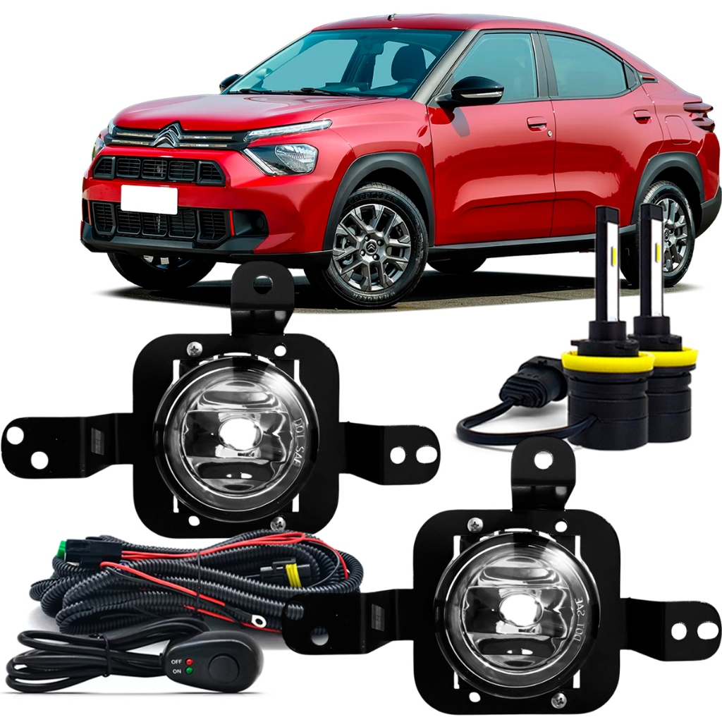 Kit Farol Milha Basalt 2024 2025 26 Led Nano Bot Alternativo Colante