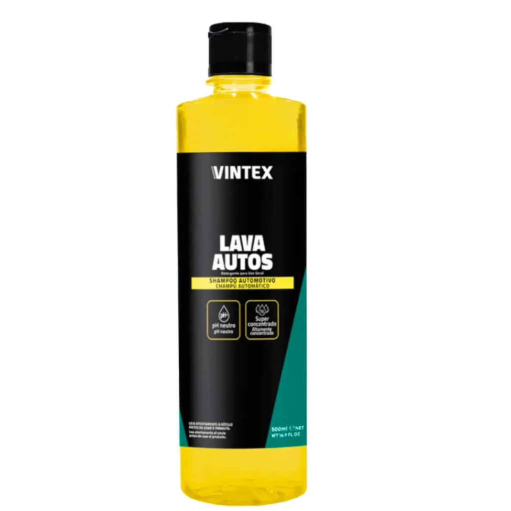 Lava Autos Shampoo Automotivo Vintex 500ml Ph Neutro Vonixx