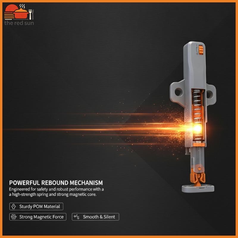 TSBR Heavy Duty Auto Loing Push Open Trava Shoproof Forte Aperto Fácil Montagem Para Hardware De Gaveta De Armário De Fe