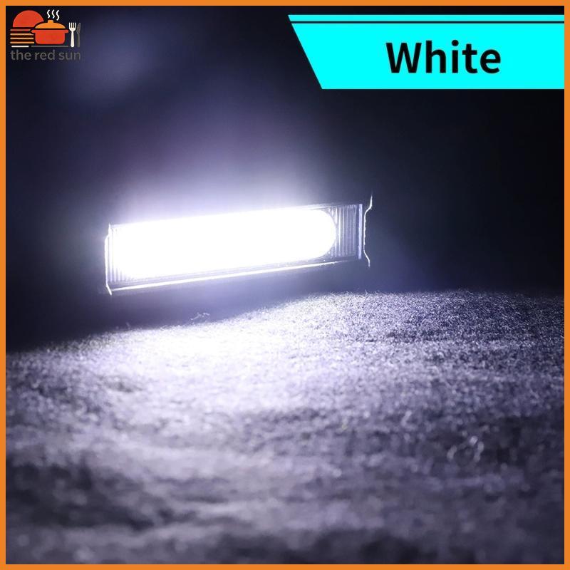 TSBR COB Carro LED Luz De Trabalho DRL Holofote Alto Brilho À Prova Dwaterproof Água Auto Offroad SUV Tru Faróis Lâmpada