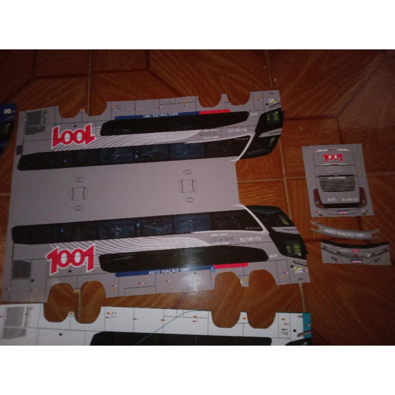 Adesivo para Roma Petroleum 1/43, Auto Viação 1001