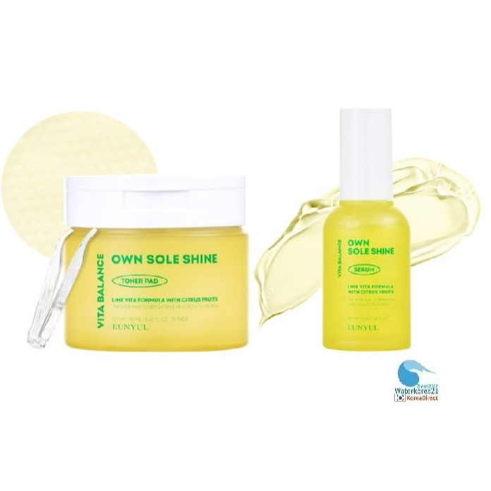Eunyul Vita Balance Own Sole Shine Toner Pad 70P Soro 50ml