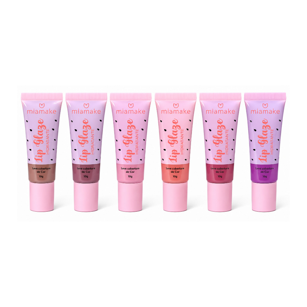 LIP GLOSS GLAZE HIDRATANTE MIA MAKE UNIDADE CÓD.2818