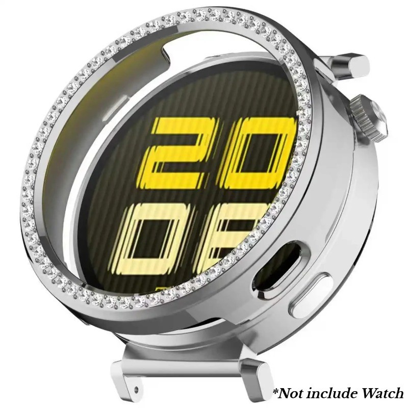 Bling PC Hollow Diamond Case Capa Para Huawei Watch GT7 41mm Smart Crystal Bumper Shell Cover GT6 41mm Protetora De Tela