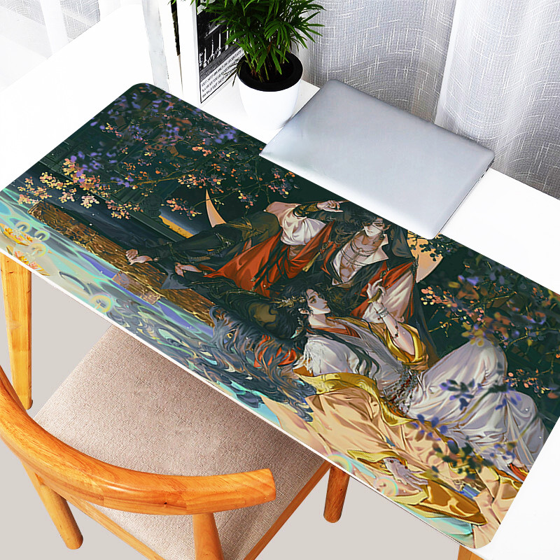 Quente Anime Mouse Pad kawaii Acessórios De Jogos Tian Guan Ci Fu Varmilo Teclado PC Computador Tapete De Mesa Notbook B