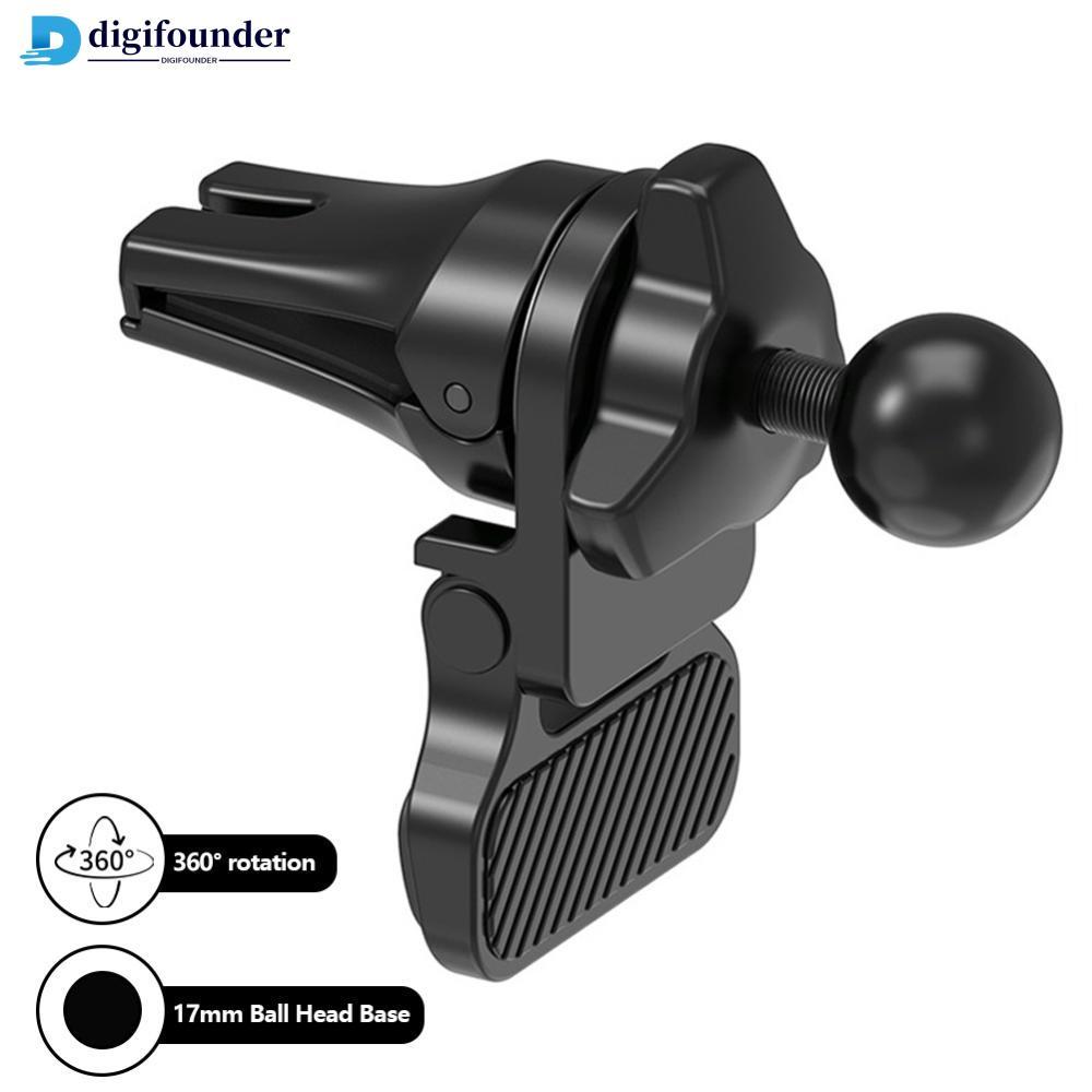 DIGIFOUNDER Universal 17mm Ball Head Car Air Vent Phone Mount Suporte De Clipe Giratório 360 Para Suportes De Navegação