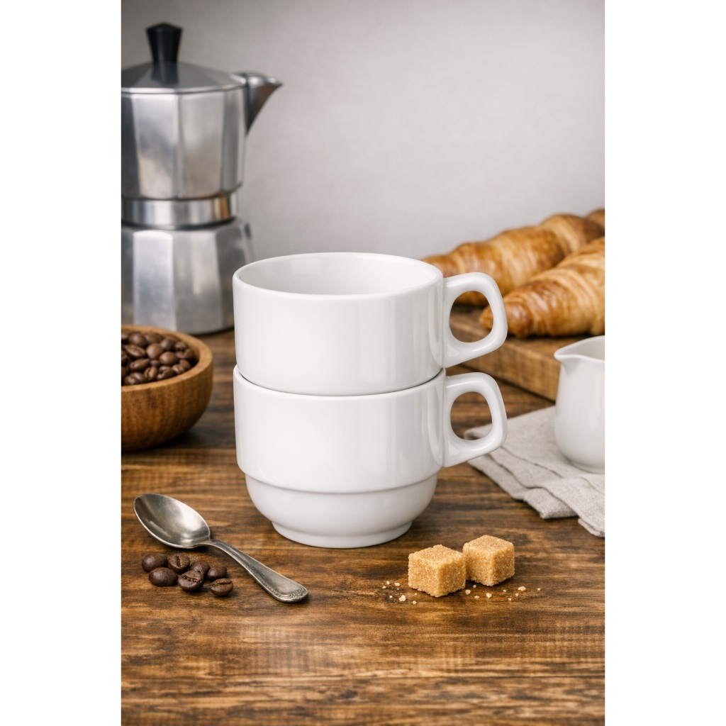 Xícara Chá Café c/ Leite Pró 220 ml Oxford 02 Unid.