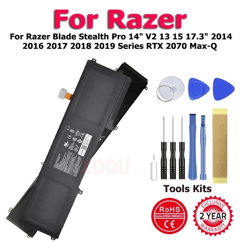 XDOU RC30-0248 RZ09-0166 Bateria Para Razer Blade Stealth Pro 14 