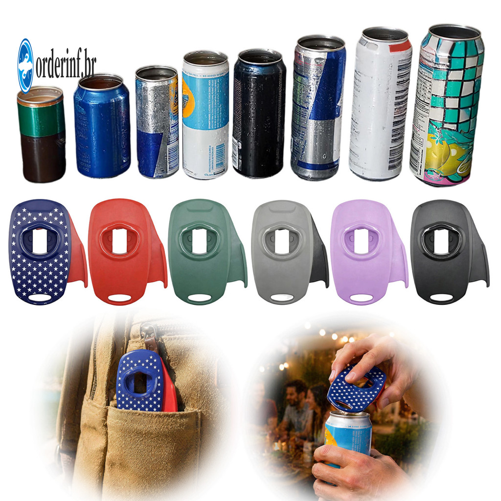 Opener for Kitchen Safety Lid Remover for Soda Cans Topless with Smooth Edge Durable Stainless Steel Blade Portable Bott