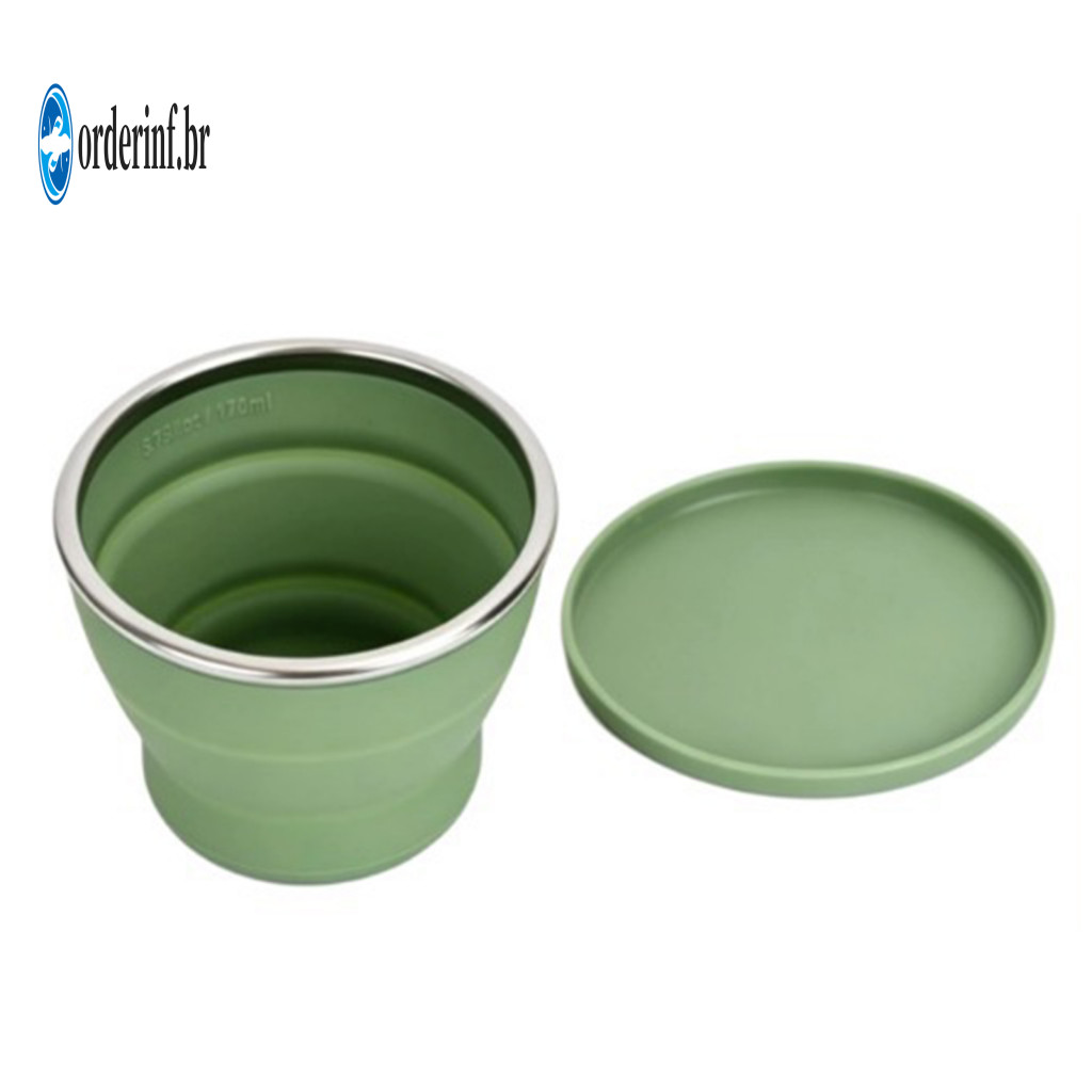 Soft Morandi Color Mug Collapsible Silicone Water Cup Travel with Lid 170ml – Portable Foldable Leakproof Ideal for Ca