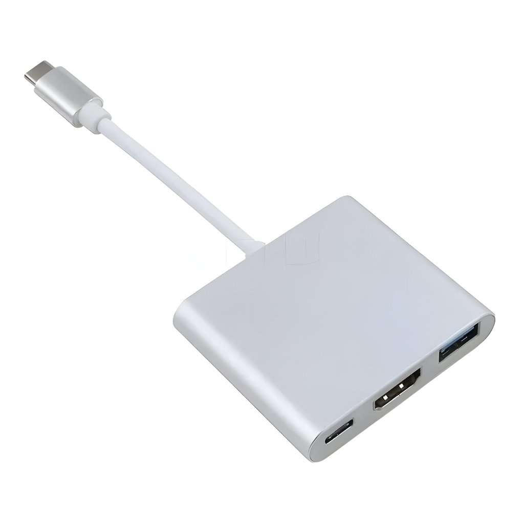 Adaptador Type-c X Hdmi 4k Pd Usb 3.0 Compativel Android