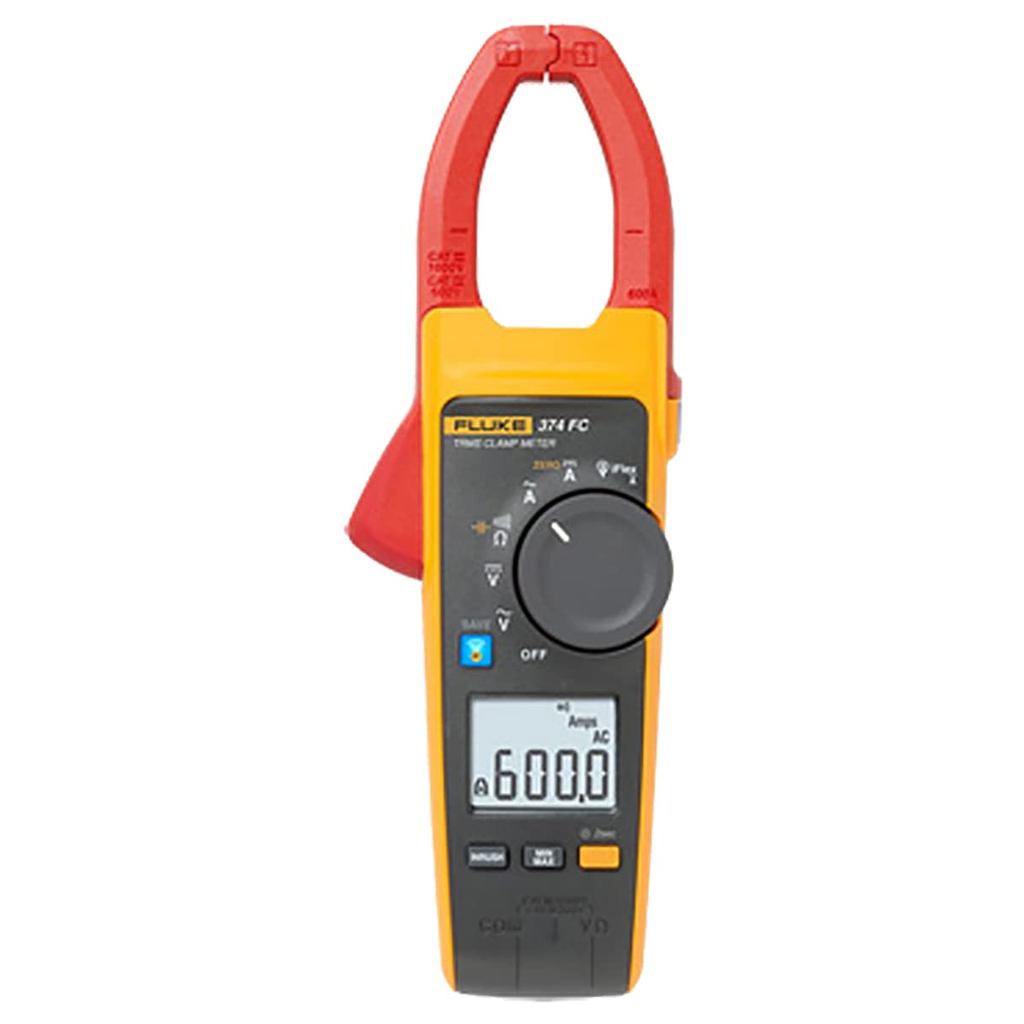 FLUKE AC/DC Compatible 600A Clamp Meter with Flexible Current Probe, High Precision Leakage Measurement 374