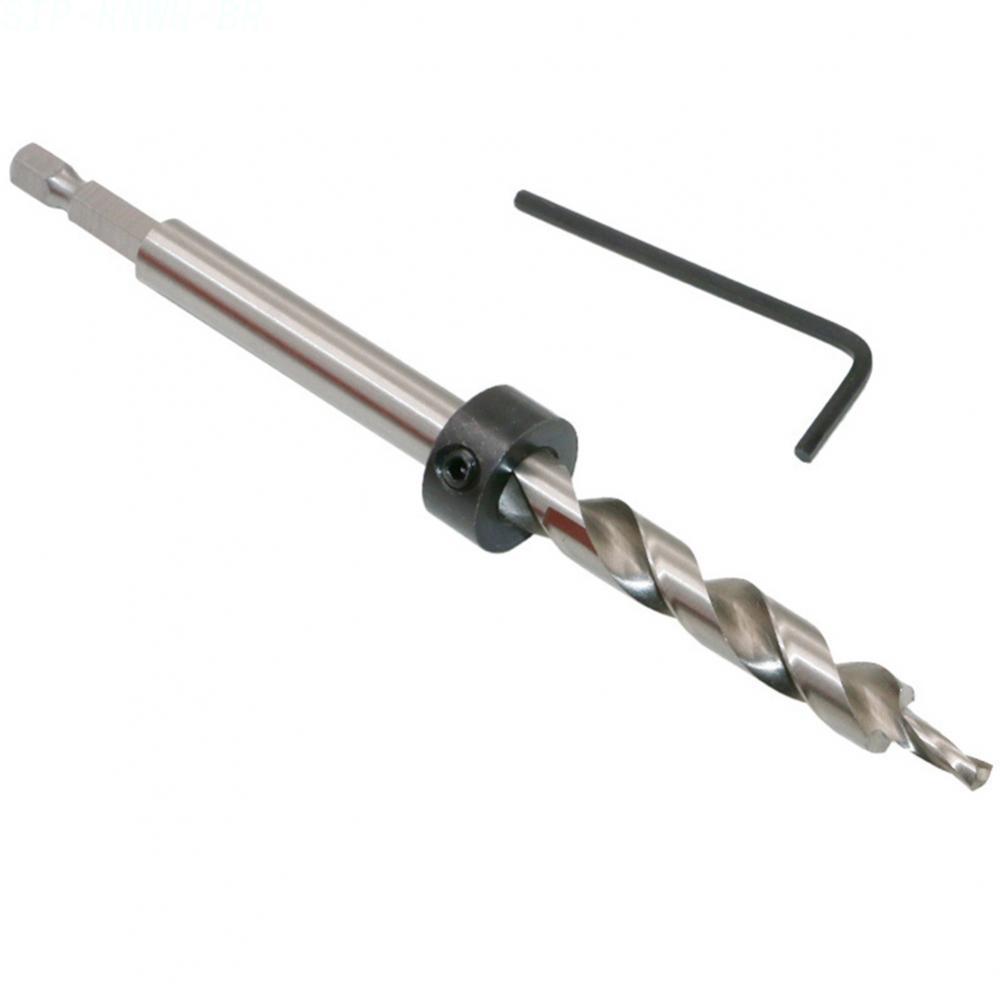[SIP-KNWH-BR]Pocket Hole Guide Compatible 9mm HSS Step Drill Bit for Corded High RPM Drills-New In 11-