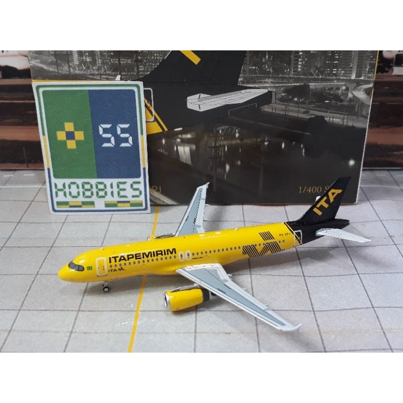 Itapemirim Transportes Aéreos Airbus A320-200 Avião Miniatura Miniature Models Escala 1:400
