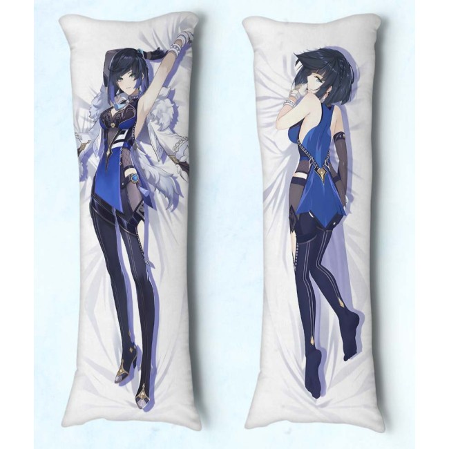 Travesseiro de Abraçar Dakimakura Tam 90X30 Genshin Impact Yelan 03