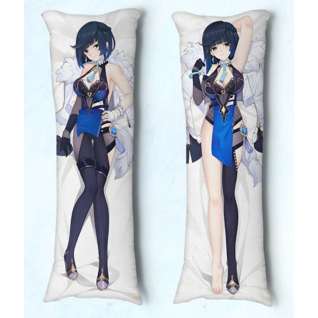 Travesseiro de Abraçar Dakimakura Tam 90X30 Genshin Impact Yelan 02