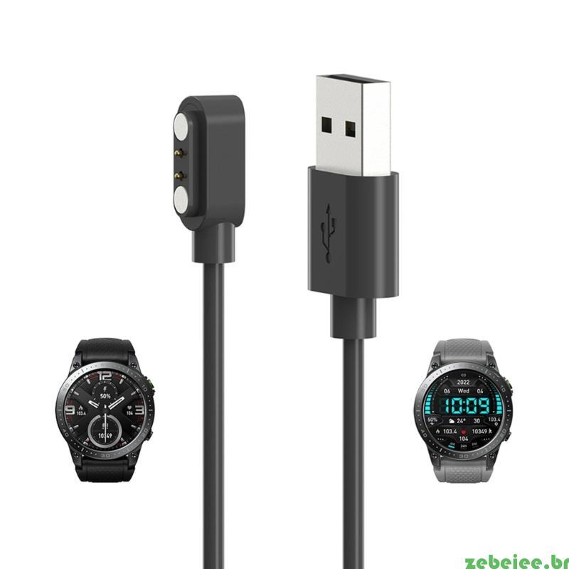 zebeiee Smartwatches Carregamento Fio Para 3 Conectores Magnéticos Carregador Dock Station Eficiente
