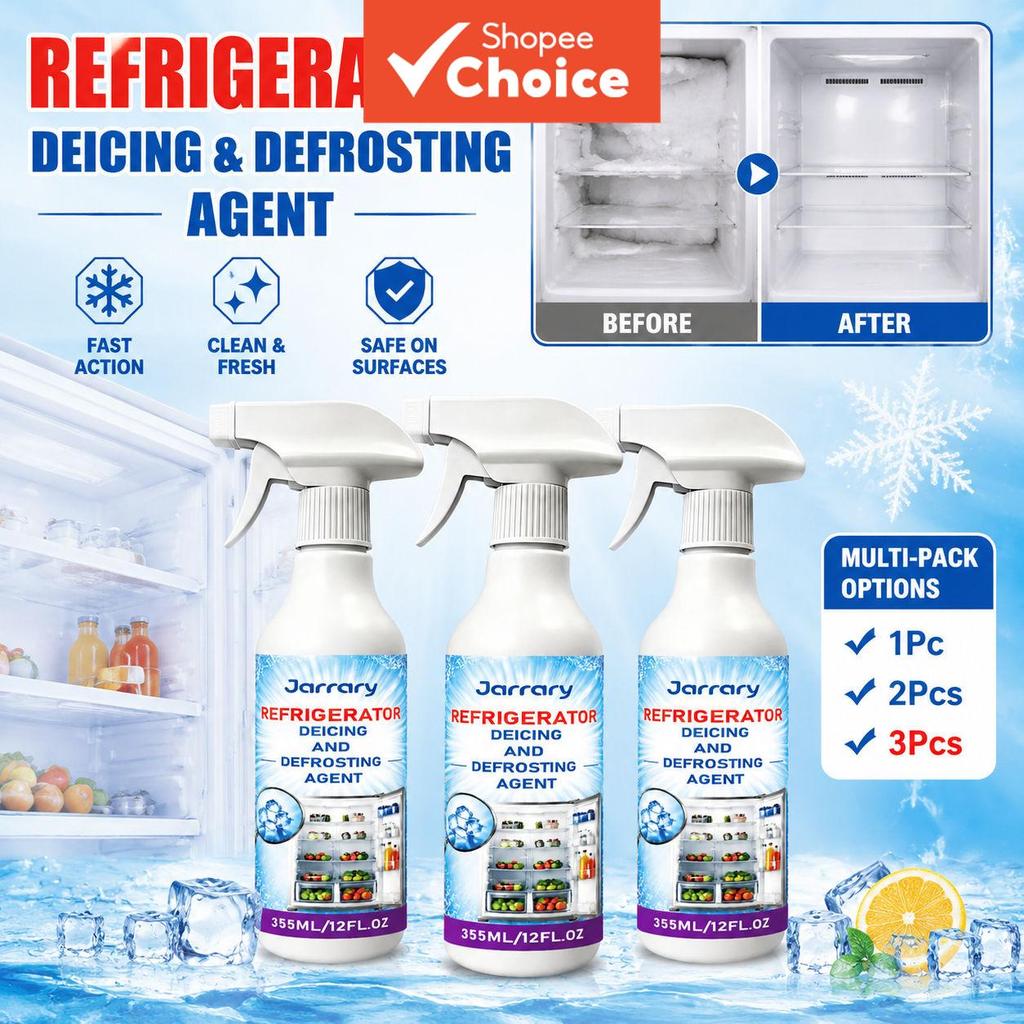 Spray De Descongelamento De Geladeira De Um Pacote 355ml , Limpador Rápido De Remoção De Gelo Com Propilenoglicol Para F