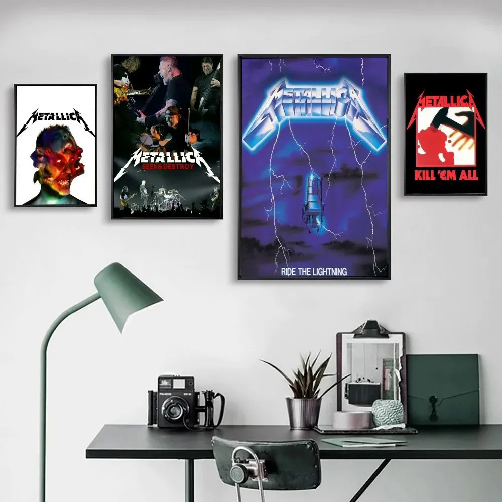 Banda T-MetallicaS-D Pôsteres Quarto Sala De Estar Arte Pintura De Parede Decoração De Casa