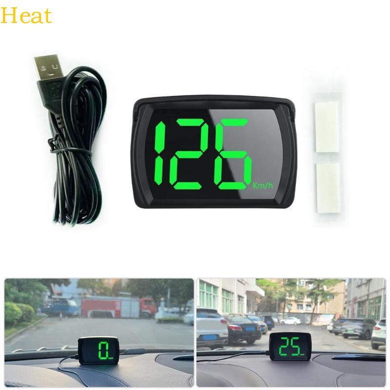 Medidor Velocidade Calor Medidores HUD Head Up Display Conexão USB LED Velocímetro