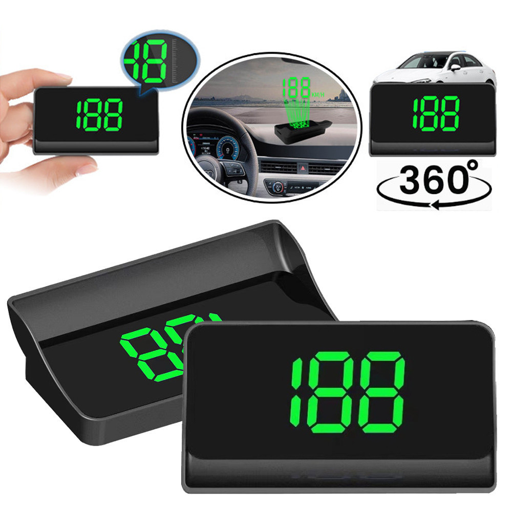 HUD Head Up Display GPS Velocímetro Digital Carro Com Tela LCD HD Adequado Para Todos Os Carros E Ônibus
