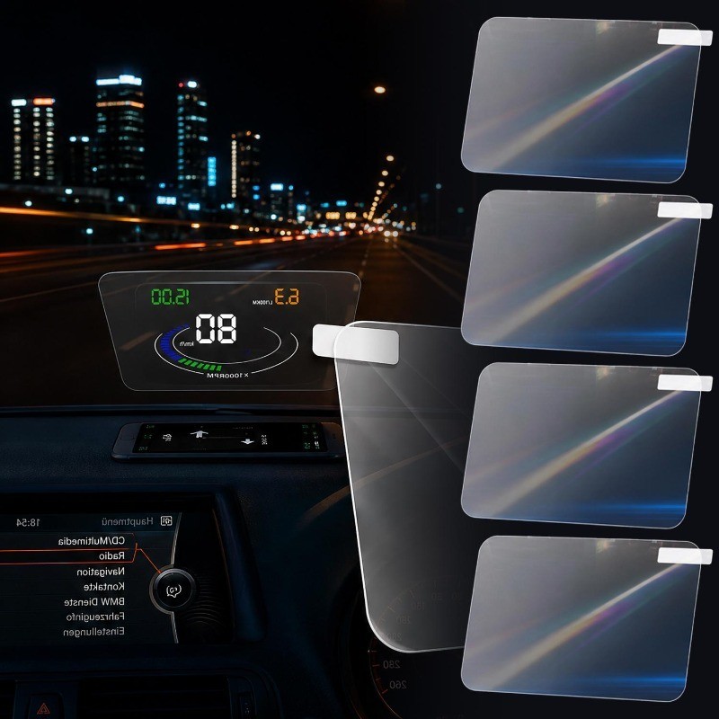 3-1Pcs Automóvel HUD Filmes Reflexivos-Universal-Película Protetora Head Up Display-Acessórios Interiores De Carro-Para