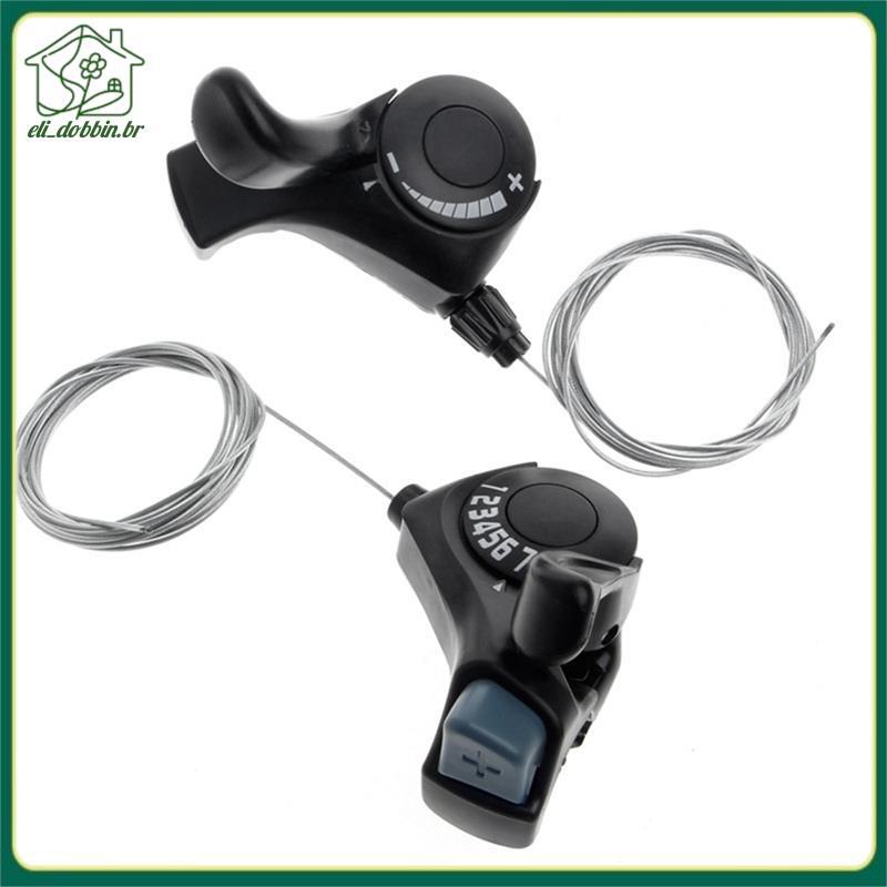 TX30-7 3x7 Thumb Shifter Com Indicador De Engrenagem Conjunto De Alavanca De Freio De Câmbio De Bicicleta De 21 Velocida